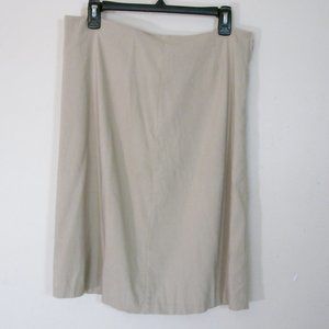 Miry Tan Mid-length Skirt